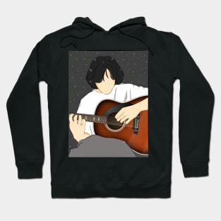 jungkook and guiter Hoodie